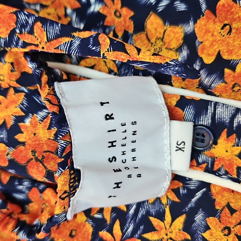 Rochelle Behrens Bow Tie Back 'Stephanie' Floral Crop Tank Top XS - Picture 6 of 7